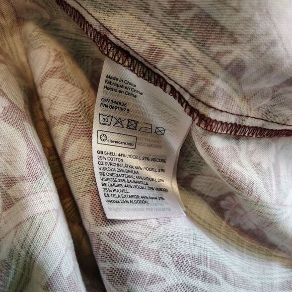 Morris & Co x H&M Womens Cottagecore Botanical Dress Size 6 Pimpernel Romantic - Picture 3 of 12